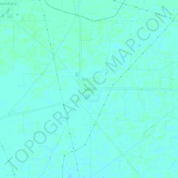 Carte topographique Sahu, altitude, relief