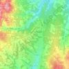Carte topographique Mapas, altitude, relief
