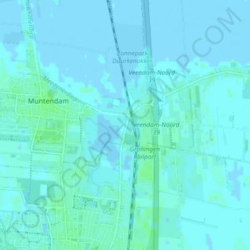 Carte topographique Egypte, altitude, relief