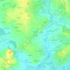 Carte topographique La Gautrais, altitude, relief