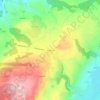 Carte topographique Le Rapoux, altitude, relief