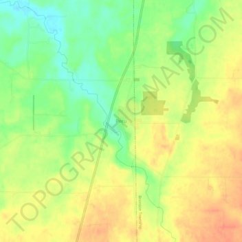 Carte topographique Peru, altitude, relief