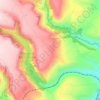 Carte topographique Contrada Lauretta, altitude, relief