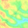 Carte topographique Córrego, altitude, relief
