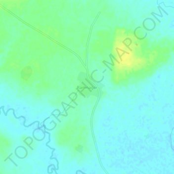 Carte topographique Ramnagar, altitude, relief