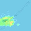 Carte topographique East Point, altitude, relief