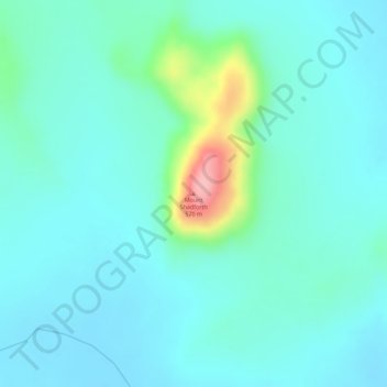 Carte topographique Mount Shadforth, altitude, relief