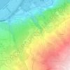 Carte topographique Bois Rouge, altitude, relief