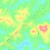 Carte topographique Indian Valley, altitude, relief