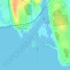 Carte topographique Huntley Island, altitude, relief