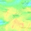Carte topographique Taïba Niassène, altitude, relief