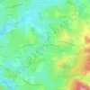 Carte topographique Chaugne, altitude, relief
