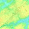 Carte topographique Le Village Pacary, altitude, relief