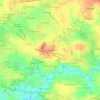 Carte topographique Le Haut Fail, altitude, relief