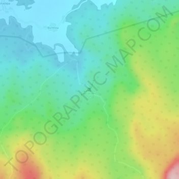 Carte topographique Barabukra Falls, altitude, relief