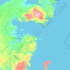 Carte topographique Deaths Head Island, altitude, relief