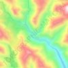 Carte topographique اویزر, altitude, relief