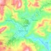 Carte topographique Lagawe, altitude, relief