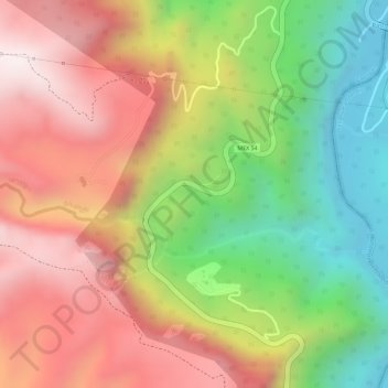 Carte topographique Grutas de San Bernardo de Claraval (Cueva Los Camachos), altitude, relief