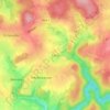 Carte topographique Cens, altitude, relief