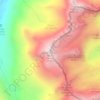 Carte topographique Mont d'Ambin, altitude, relief