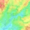 Carte topographique Le Gué au Chaud, altitude, relief