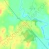 Carte topographique Sutherland Springs, altitude, relief