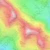 Carte topographique Doigt du Mont Perdu, altitude, relief