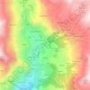 Carte topographique Loz, altitude, relief