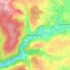 Carte topographique Gollmuthhausen, altitude, relief