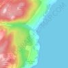 Carte topographique Crossaig, altitude, relief