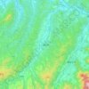 Carte topographique Tōkamachi, altitude, relief