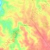 Carte topographique Gunung Sindur, altitude, relief