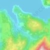 Carte topographique Eddyville, altitude, relief