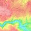 Carte topographique Le Roudour, altitude, relief