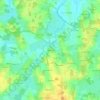 Carte topographique Malmont, altitude, relief