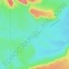 Carte topographique Wagontire, altitude, relief