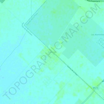 Carte topographique Gómez, altitude, relief