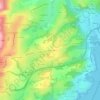Carte topographique Au Bonnivard, altitude, relief