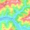 Carte topographique La Llave, altitude, relief