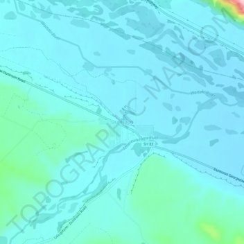 Carte topographique Duntroon, altitude, relief