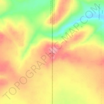 Carte topographique Mount Lacy, altitude, relief
