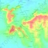 Carte topographique La Bévinière, altitude, relief