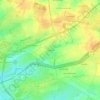 Carte topographique Chagnolet, altitude, relief