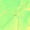 Carte topographique Djenné, altitude, relief