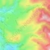 Carte topographique Vernhes, altitude, relief