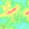 Carte topographique La Marhannais, altitude, relief