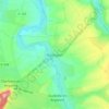 Carte topographique Vraincourt, altitude, relief