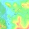 Carte topographique Snowville, altitude, relief