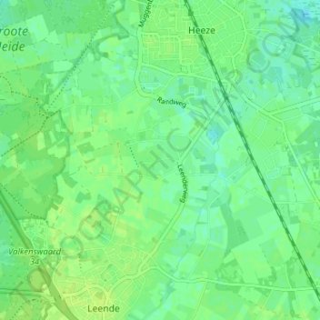 Carte topographique Ven, altitude, relief